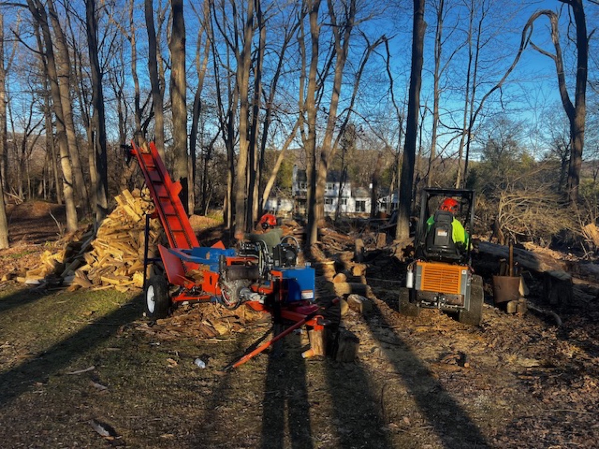 Firewood processing and wood splitting in Northern Westchester NY